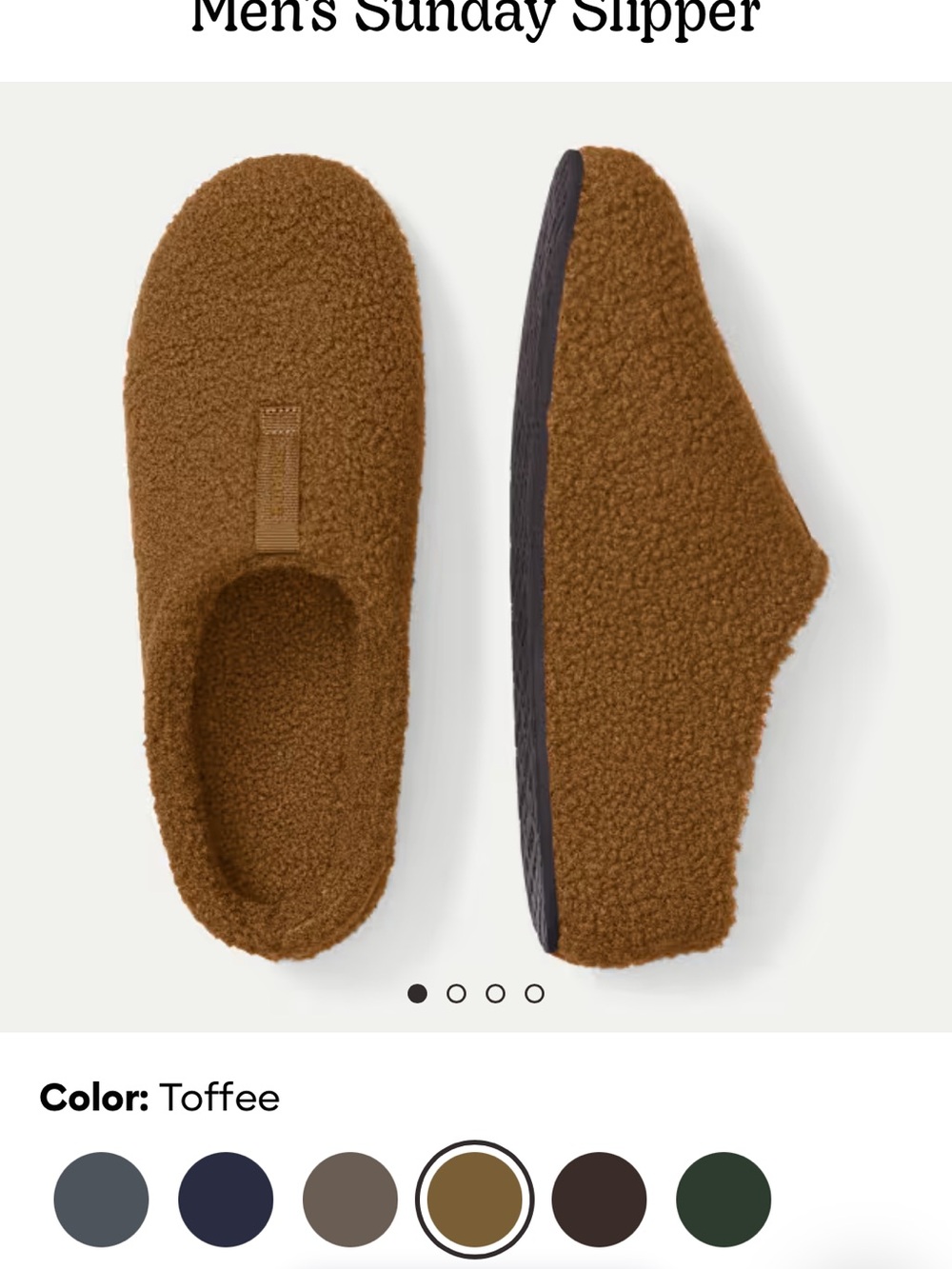 Bombas Men’s Sunday Slipper in Toffee Brown